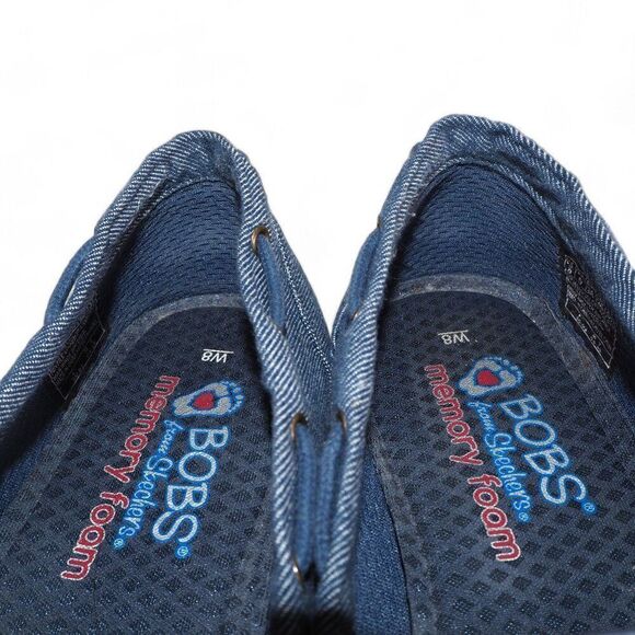 BOBS by Skechers Chill Flex New Groove Blue Denim 34315 Women's 8 - Picture 11 of 11